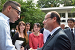 Etudiants japonais : François Hollande facilite les procédures de visa