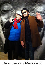 Avec Takashi Murakami